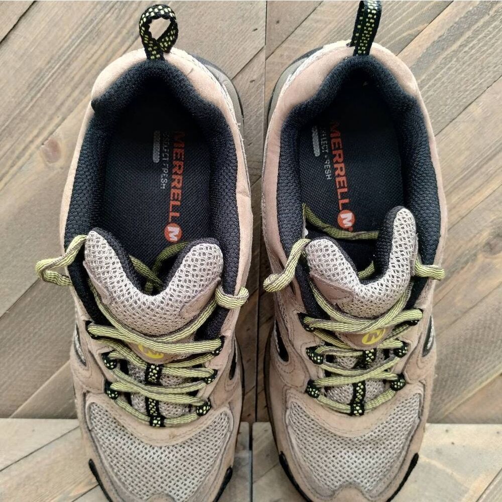 Merrell Falcon Hiking Shoes Womens Size‎ 7 Brown Black Outdoors Booties - Picture 7 of 9